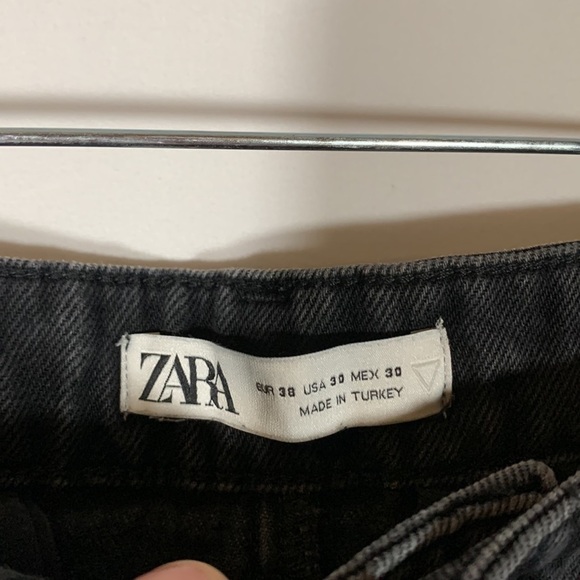 Zara Black Vintage Wash Black Skinny Jeans - Picture 9 of 9